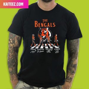 The Cincinnati Bengals Tyler Boyd x Ja’marr Chase x Jessie Bates III x Joe Burrow Signatures Style T-Shirt
