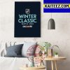 The Discover 2024 NHL Winter Classic Art Decor Poster Canvas