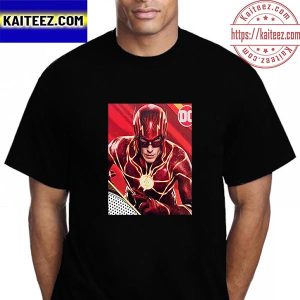 The Flash 2023 Suit Official Promo Art Vintage T-shirt