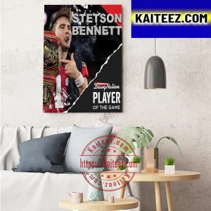 The Georgia Football Stetson Bennett Dawg Nation Player Of The Game Art Decor Poster Canvas