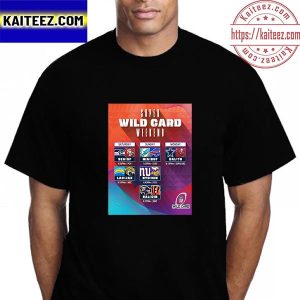 The NFL Playoffs Super Wild Card Weekend Vintage T-Shirt