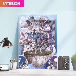 The New York Giants Are Headed Back To Minneapolis For Wild Card Weekend Home Decorations Poster-Canvas