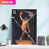 The King LeBron James Has 364 Points To The All-Time Scoring Record Of NBA History Home Decorations Poster-Canvas
