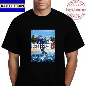 The Vancouver Canucks Elias Pettersson In The 2023 NHL All Star Game In South Florida Vintage T-shirt