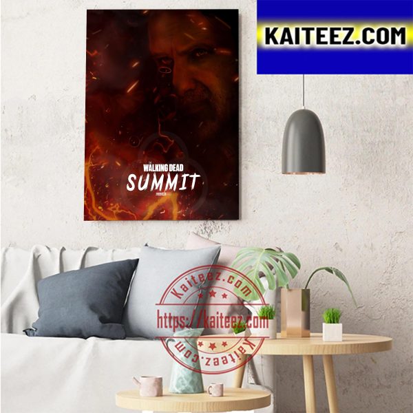 The Walking Dead Summit 2023 Art Decor Poster Canvas