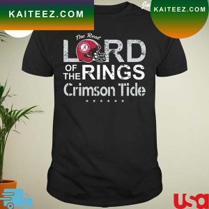 The real lord of the rings Alabama Crimson Tide new design 2023 T-shirt