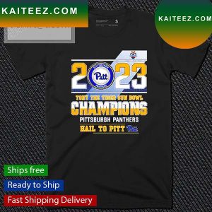 Tony The Tiger Sun Bowl Champions Pittsburgh Panthers 2023 T-Shirt