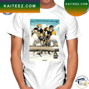 Top Boston Bruins vs Penguins 2023 NHL winter classic poster t-shirt