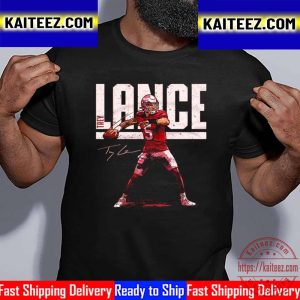 Trey Lance San Francisco 49ers NFL Hyper Signature Vintage T-Shirt
