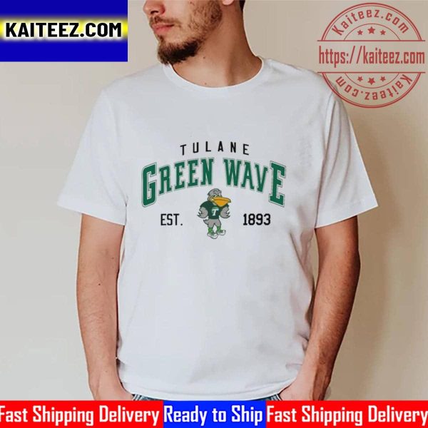 Tulane Green Wave Est 1893 Vintage T-Shirt