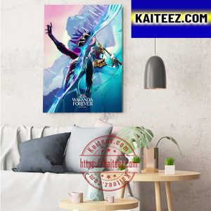 Two Worlds Collide In Marvel Studios Black Panther Wakanda Forever Art Decor Poster Canvas