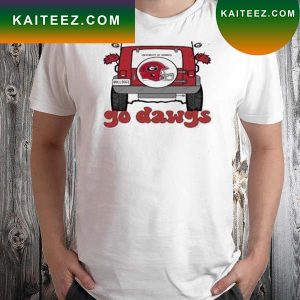 University of Georgia Bulldogs go dawgs car 2023 T-shirt