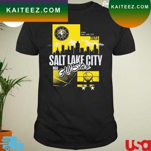 Utah salt lake city 2023 NBA all star city new design T-shirt