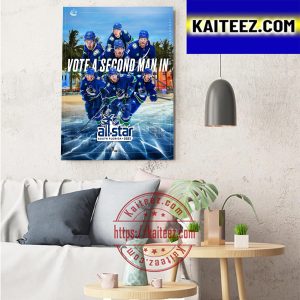 Vancouver Canucks In NHL All Star South Florida 2023 Art Decor Poster Canvas