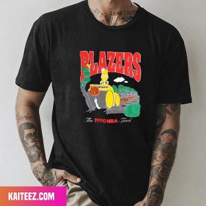 Vintage NBA Finals Bart Simpson Portland Blazers Unique T-Shirt