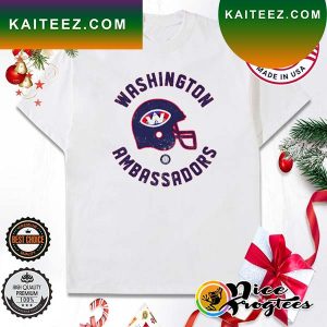 Washington Ambassadors World Football League T-shirt