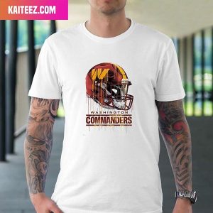 Washington Commanders Helmet NFL Team Style T-Shirt