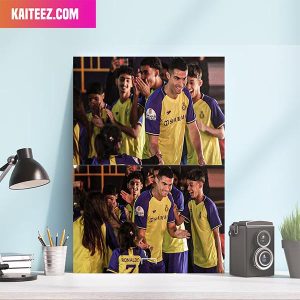 When You Meet A GOAT – New Chapter Of Cristiano Ronaldo Home Decorations Poster-Canvas