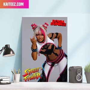 Zelina Vega as Juri Queen Zelina WWE Royal Rumble x Street Fighter 6 Home Decor Canvas-Poster