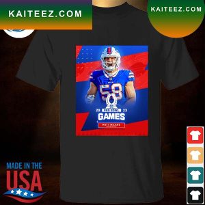 matt milano buffalo bills 2023 pro bowl games T-shirt