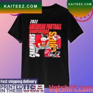 2022 American Football Conference Champions K.C Wolf Kansas City Chiefs T-shirt
