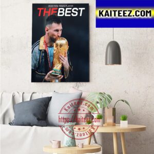 2022 FIFA Mens Player 2022 The Best Is Lionel Messi Art Decor Poster Canvas