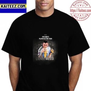 2022 FIFA Mens Player Of The Year The Best Is Lionel Messi Vintage T-Shirt