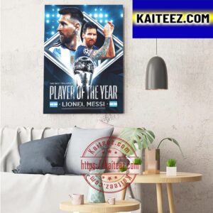 2022 The Best FIFA Mens Player Of The Year Is Lionel Messi Art Decor Poster Canvas