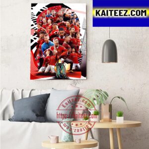 2023 Carabao Cup Champions Are Manchester United Champions Art Decor Poster Canvas