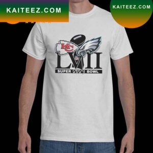 2023 Chiefs vs Eagles Super Bowl LVII T-shirt