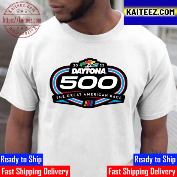 2023 Daytona 500 The Great American Race Poster Vintage T-Shirt