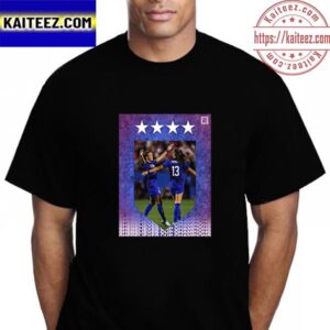 2023 SheBelieves Cup Champions Are US Womens National Soccer Team Vintage T-Shirt