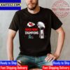 2023 Super Bowl LVII Champions Are Kansas City Chiefs x Mickey Mouse Disney Vintage T-Shirt