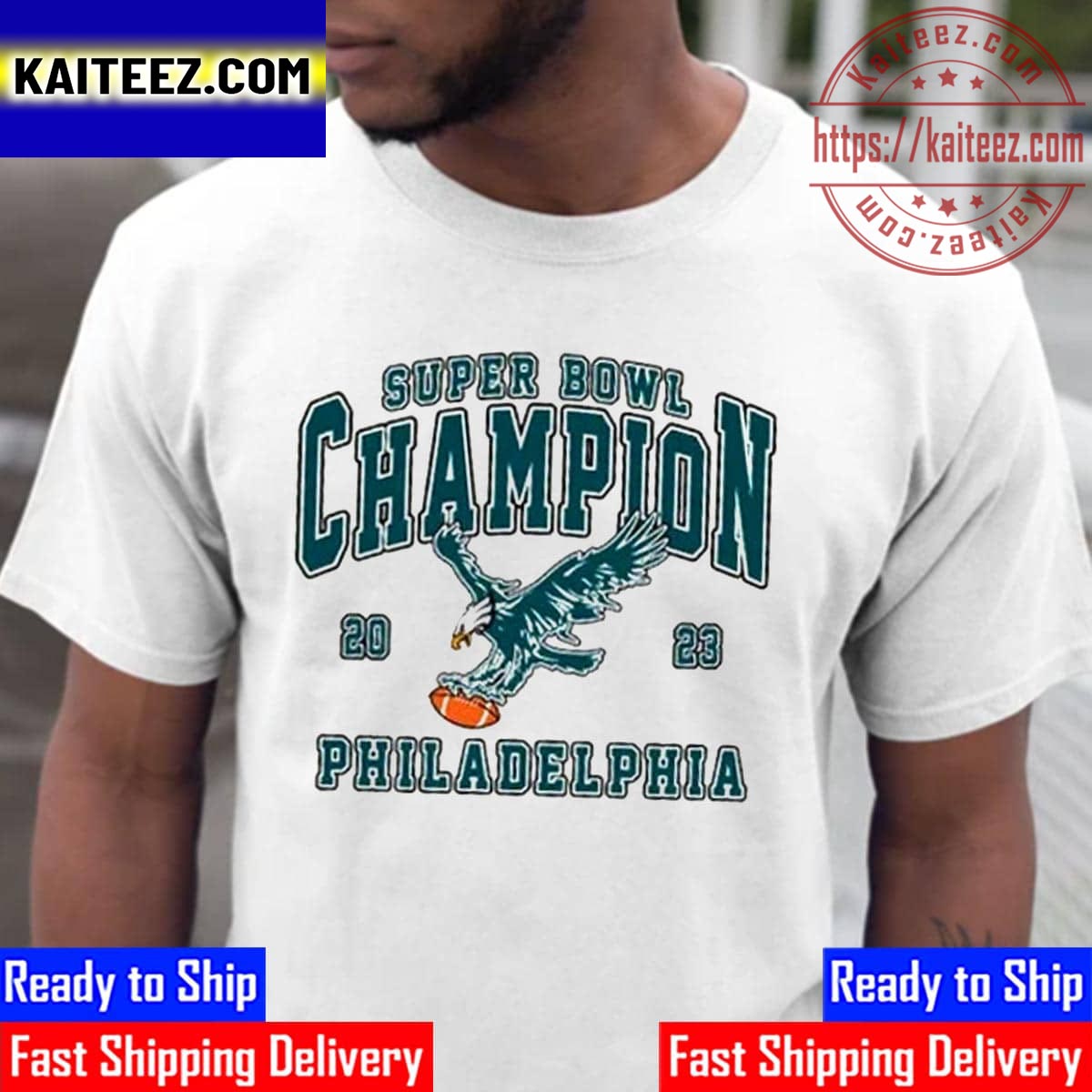 Super Bowl LVII Philadelphia Eagles Vintage Poster 2023 Shirt