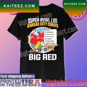 2023 Super Bowl LVII Kansas City Chiefs Big Red T-shirt