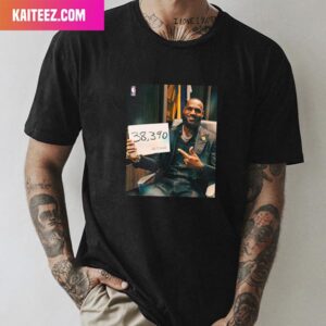 A Wonderful Night Of LeBron James With 38K Points Congratulations Scoring King Unique T-Shirt