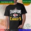 2023 Super Bowl LVII Champion Chiefs vs Eagles NFL Football Sunday signatures T-shirt