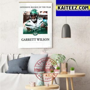 AP NFL Offensive Rookie Of The Year 2022 Is Garrett Wilson Art Decor Poster Canvas