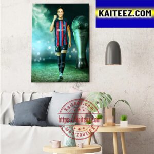 Alexia Putellas Is The Best FIFA Womens Player 2022 Art Decor Poster Canvas