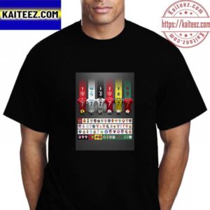 All Of Cristiano Ronaldo 62 Career Hat Tricks Vintage T-Shirt