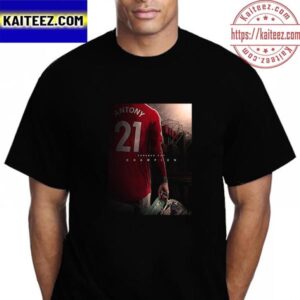 Antony 21 And Manchester United Are 2023 Carabao Cup Champions Vintage T-Shirt