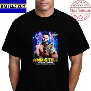 Austin Theory still WWE United States Champion after Elimination Chamber 2023 Vintage T-Shirt