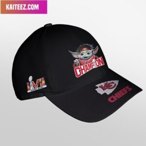 Baby Yoda x Kansas City Chiefs Super Bowl LVII 2023 Champs Hat