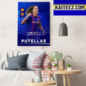 Back To Back Alexia Putellas Wins The Best FIFA Womens Player 2022 Art Decor Poster Canvas