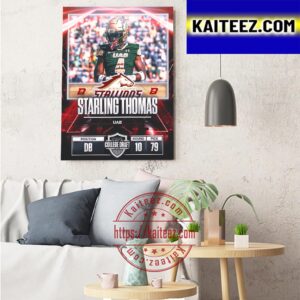 Birmingham Stallions In The 2023 USFL College Draft Select Starling Thomas Art Decor Poster Canvas