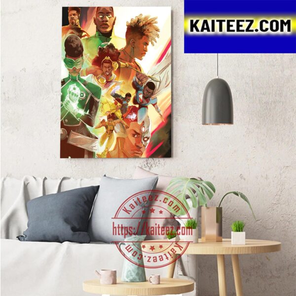 Black Heroes Of The DC Universe Infinite Collection Art Decor Poster Canvas