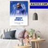 Brian Daboll Wins 2022 NFL Coach Of The Year Art Decor Poster Canvas
