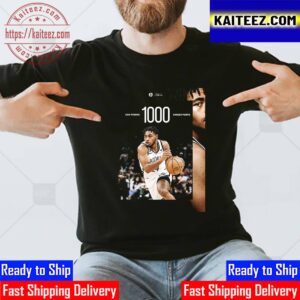 Cam Thomas 1000 Career Points Club With Brooklyn Nets Vintage T-Shirt