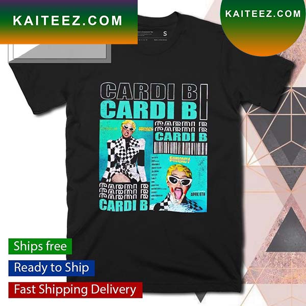 Cardi B Shirt Hip Hop 90s Retro Vintage Graphic Tee T-Shirt