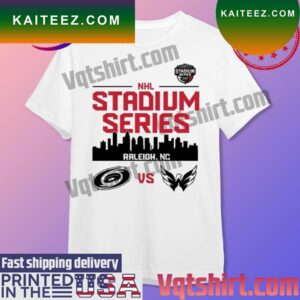 Carolina Hurricanes Vs Washington Capitals 2023 NHL Stadium Series Tri-Blend T-Shirt